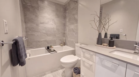 Primary Bathroom Photo of 402 110 E 17th Street, North Vancouver, BC