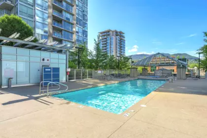 Backyard Photo of 3301 2968 Glen Drive, Coquitlam, BC
