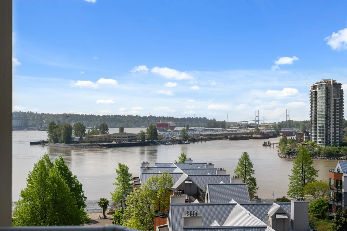 Exterior Rear Photo of 904 1135 Quayside Drive, New Westminster, BC