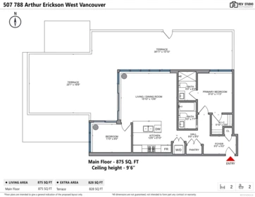 Loft / Bonus Room Photo of 507 788 Arthur Erickson Place, West Vancouver, BC
