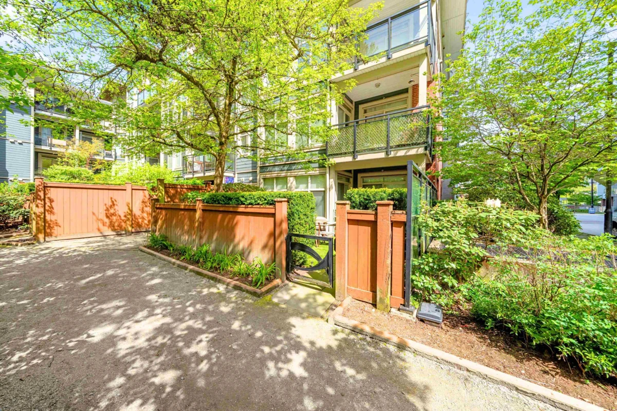 Exterior Rear Photo of 101 201 Morrissey Road, Port Moody, BC