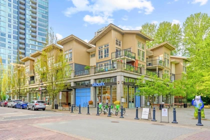 Aerial View of 101 201 Morrissey Road, Port Moody, BC