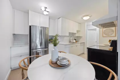 Kitchen Island Photo of 105 1440 E Broadway, Vancouver, BC