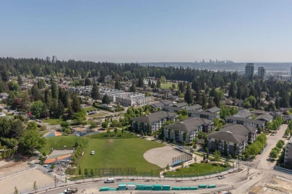 Aerial View of 2404 537 Cottonwood Avenue, Coquitlam, BC