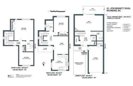 Office / Den Photo of 23 8780 Bennett Road, Richmond, BC
