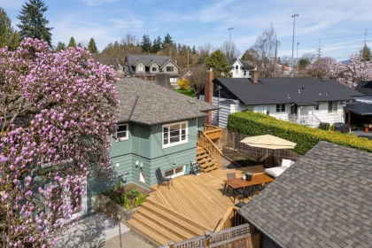 Aerial View of 106 College Court, New Westminster, BC