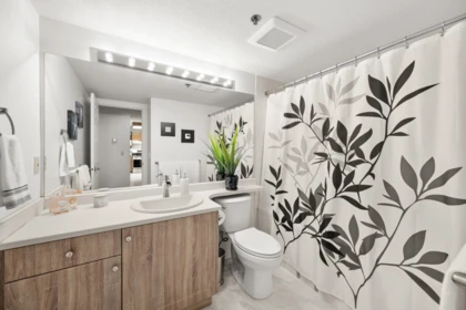 Guest Bathroom Photo of 410 6737 Station Hill Court, Burnaby, BC