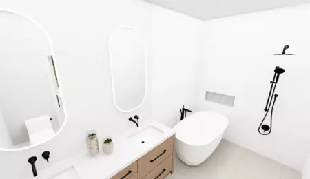 Primary Bathroom Photo of 2 5718 Alma Street, Vancouver, BC