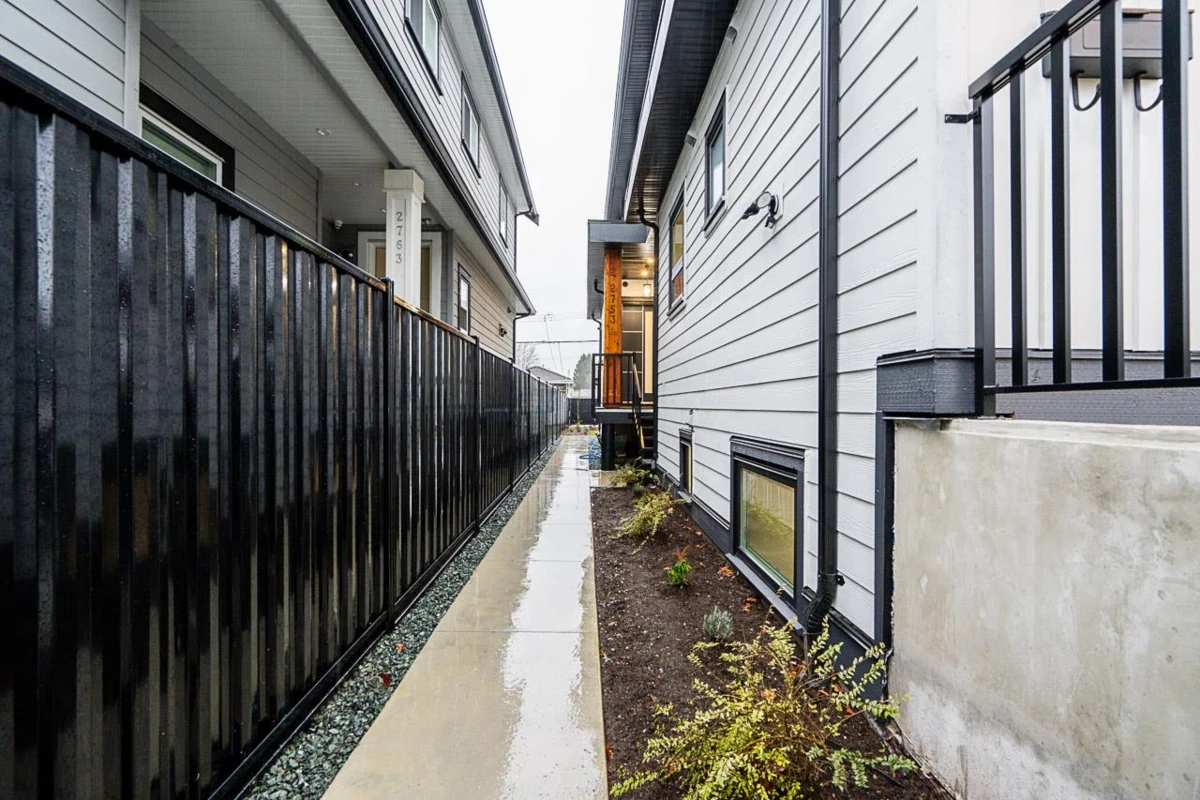 Exterior Rear Photo of 2 2753 Nanaimo Street, Vancouver, BC