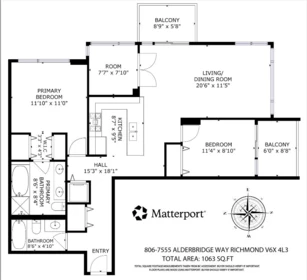 Playground / Recreational Area Near 806 7555 Alderbridge Way, Richmond, BC