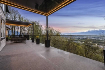 Aerial View of 43619 Bracken Drive, Chilliwack, BC