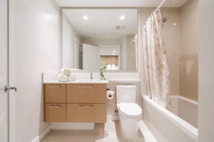 Powder Room Photo of 322 3563 Ross Drive, Vancouver, BC