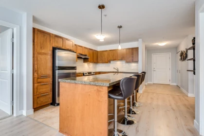 Kitchen Island Photo of 129 19673 Meadow Gardens Way, Pitt Meadows, BC