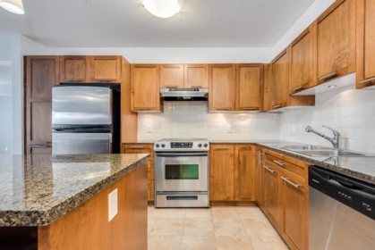 Kitchen Photo of 129 19673 Meadow Gardens Way, Pitt Meadows, BC
