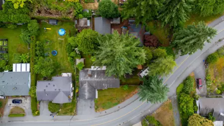 Aerial View of 21678 Mountainview Crescent, Maple Ridge, BC