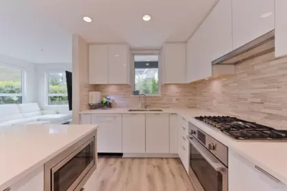 Kitchen Island Photo of 112 9233 Odlin Road, Richmond, BC