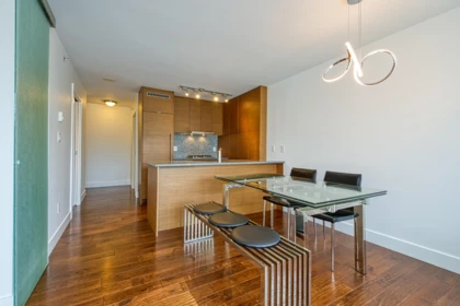Kitchen Island Photo of 104 565 Smithe Street, Vancouver, BC