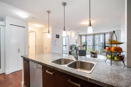 Kitchen Island Photo of 1203 2959 Glen Drive, Coquitlam, BC