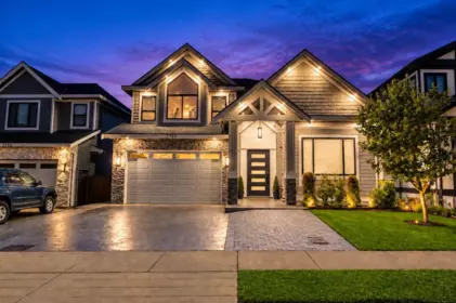 Exterior Rear Photo of 7755 154a Street, Surrey, BC