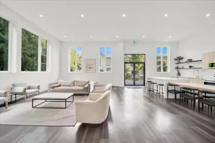 Living Room Photo of 401 13623 81a Avenue, Surrey, BC