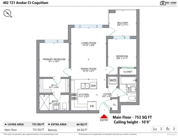 Outdoor Patio Photo of 402 721 Anskar Court, Coquitlam, BC