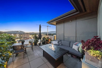 Outdoor Patio Photo of 605 3229 St Johns Street, Port Moody, BC