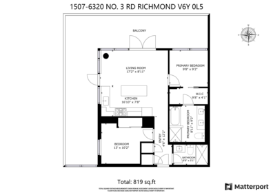Pantry Photo of 1507 6320 No. 3 Road, Richmond, BC