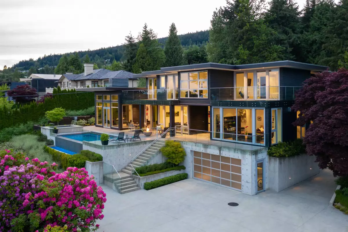 Exterior Rear Photo of 1065 Groveland Road, West Vancouver, BC