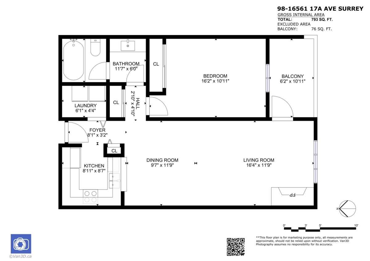 Entry Foyer Photo of 310 7580 Minoru Boulevard, Richmond, BC