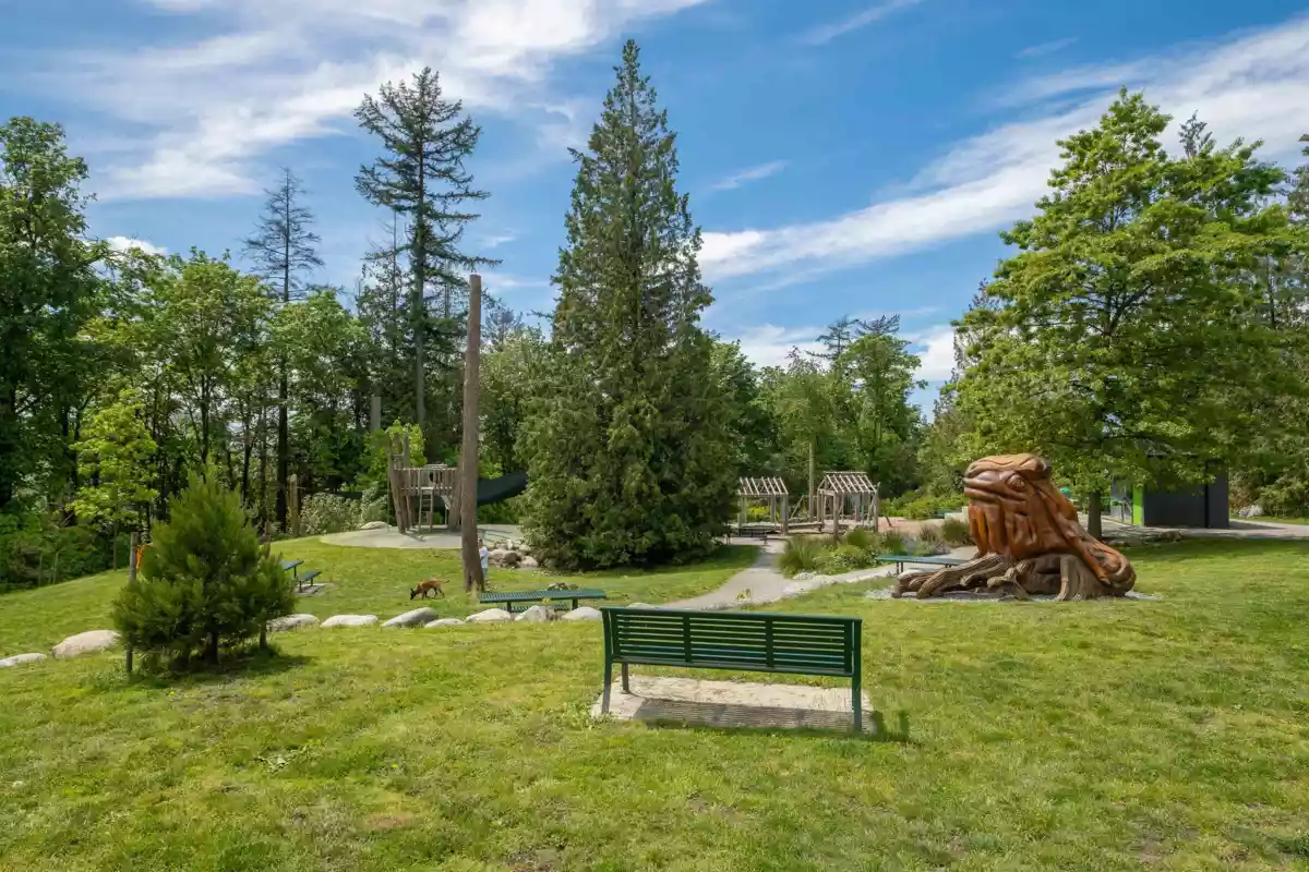 Aerial View of 111 747 E 3rd Street, North Vancouver, BC