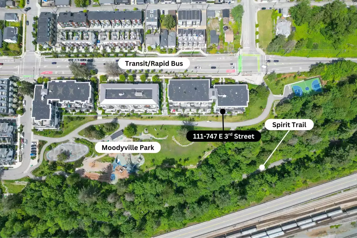 Street View Photo of 111 747 E 3rd Street, North Vancouver, BC