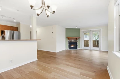 Kitchen Island Photo of 205 18 Smokey Smith Place, New Westminster, BC