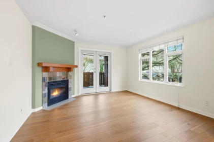 Living Room Photo of 205 18 Smokey Smith Place, New Westminster, BC
