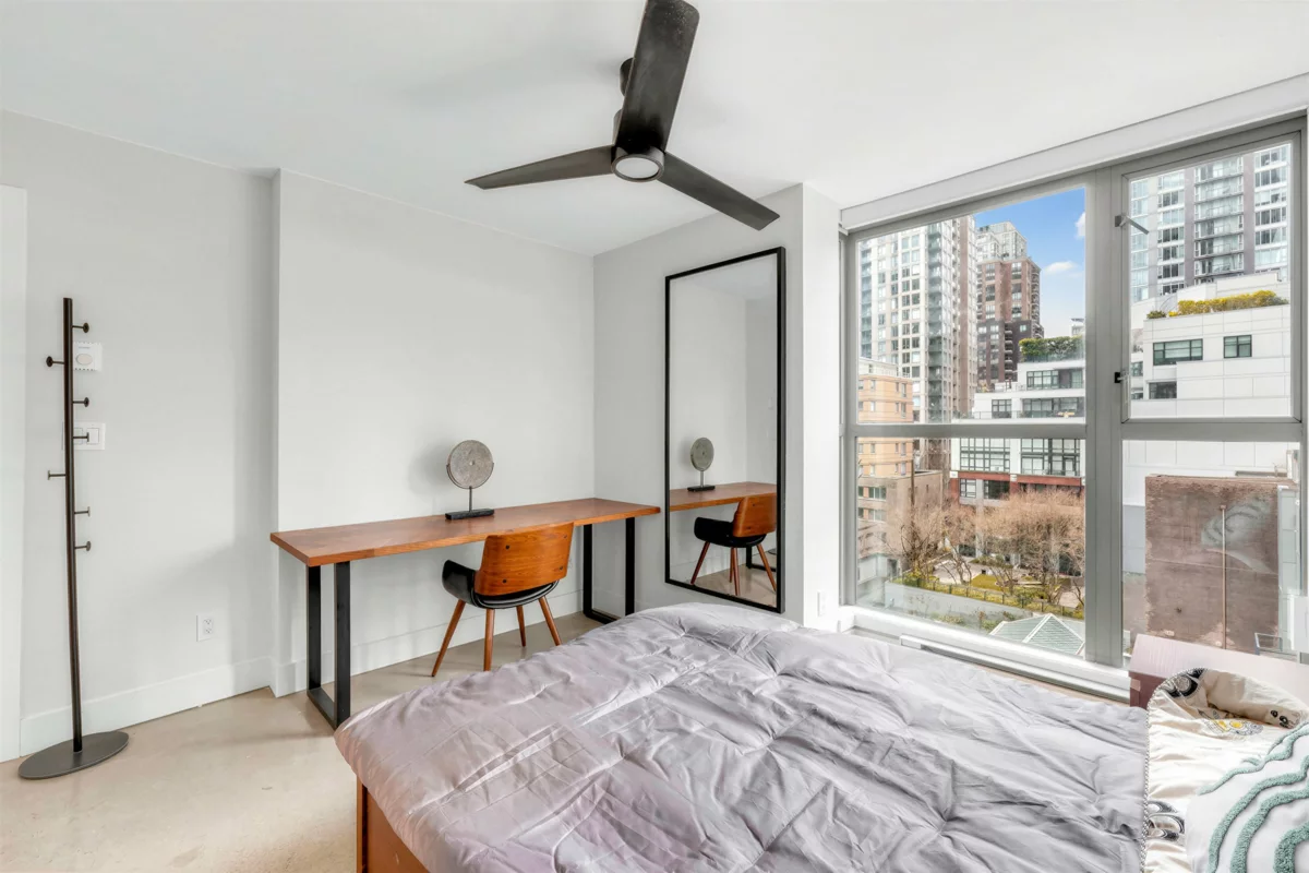 Bedroom 2 Photo of 505 928 Richards Street, Vancouver, BC