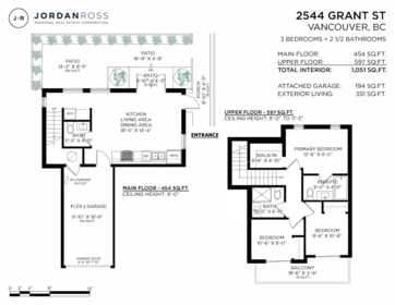 Entry Foyer Photo of 2544 Grant Street, Vancouver, BC