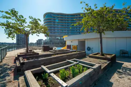 Aerial View of 1507 68 Smithe Street, Vancouver, BC