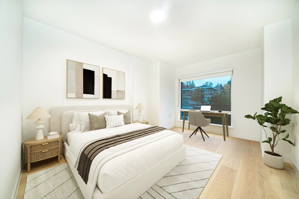 Living Room Photo of 107 5212 Cambie Street, Vancouver, BC