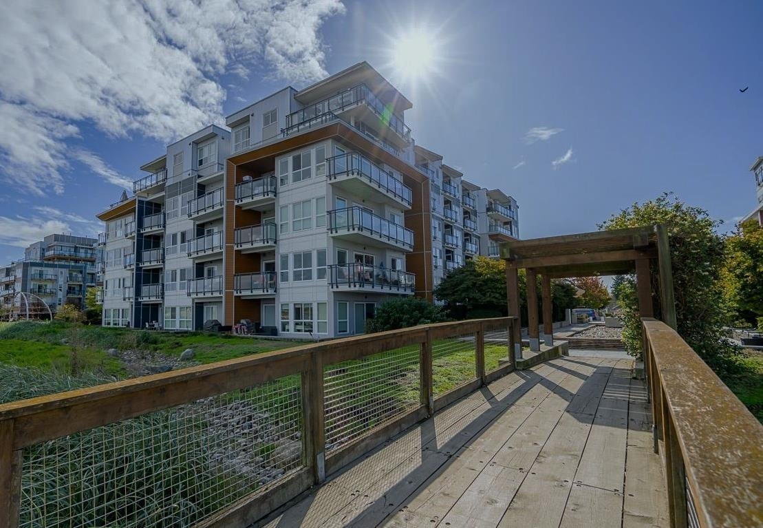 Aerial View of 212 10155 River Drive, Richmond, BC
