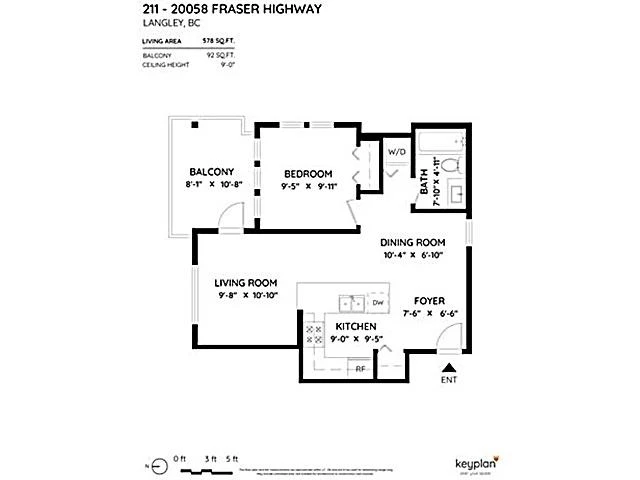 Living Room Photo of 211 20058 Fraser Highway, Langley, BC