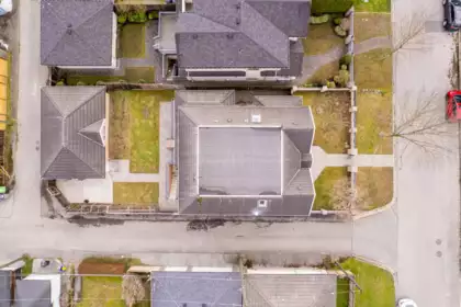 Aerial View of 8038 Selkirk Street, Vancouver, BC