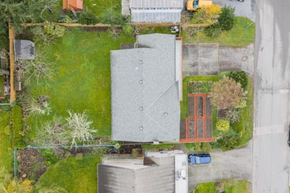 Aerial View of 1243 Parker Street, White Rock, BC