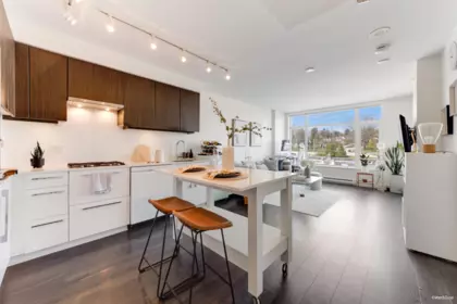 Kitchen Island Photo of 607 188 Agnes Street, New Westminster, BC