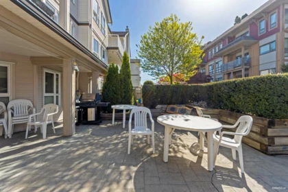 Aerial View of 203 17740 58a Avenue, Surrey, BC