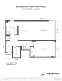 Office / Den Photo of 301 1050 Chilco Street, Vancouver, BC