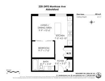 Hallway Photo of 220 2493 Montrose Avenue, Abbotsford, BC