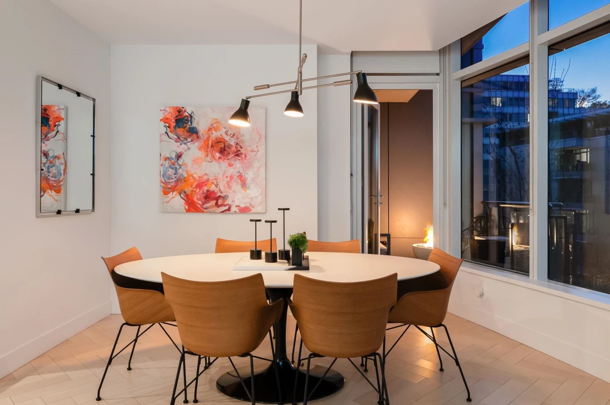 Family Room Photo of 501 138 Athletes Way, Vancouver, BC