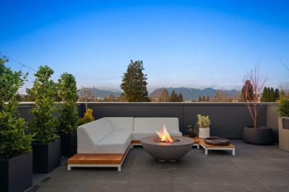 Aerial View of 692 W 29th Avenue, Vancouver, BC
