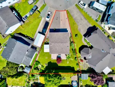 Aerial View of 9525 Northview Street, Chilliwack, BC