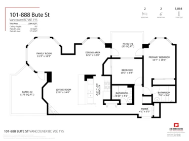 Playground / Recreational Area Near 101 888 Bute Street, Vancouver, BC