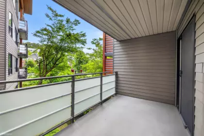Outdoor Deck Photo of 220 3163 Riverwalk Avenue, Vancouver, BC